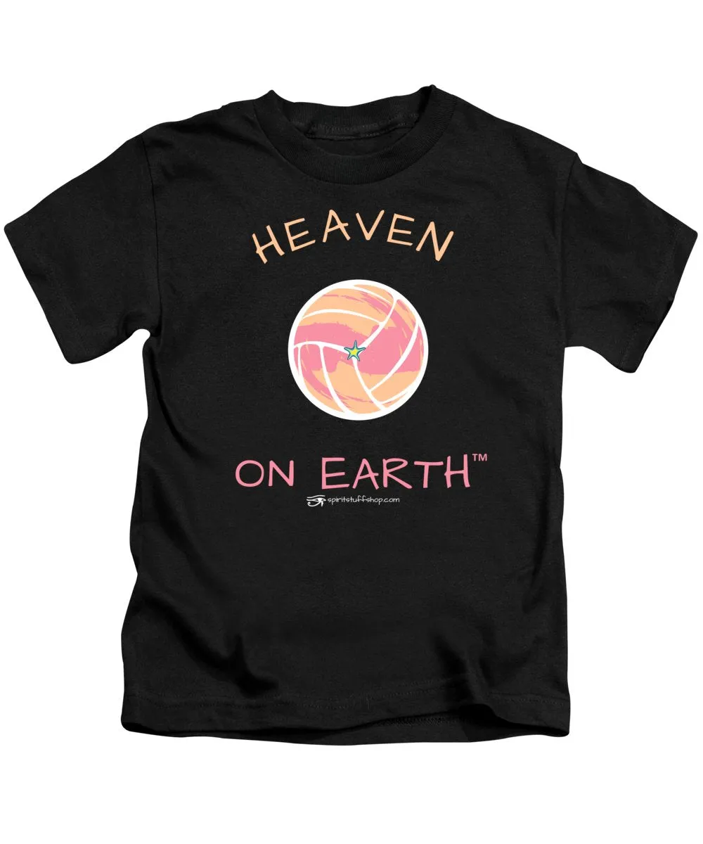 Volleyball Heaven On Earth - Kids T-Shirt