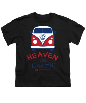 Vw Happy Camper Heaven On Earth - Youth T-Shirt