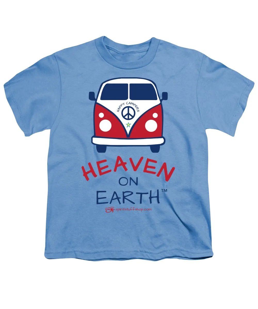 Vw Happy Camper Heaven On Earth - Youth T-Shirt