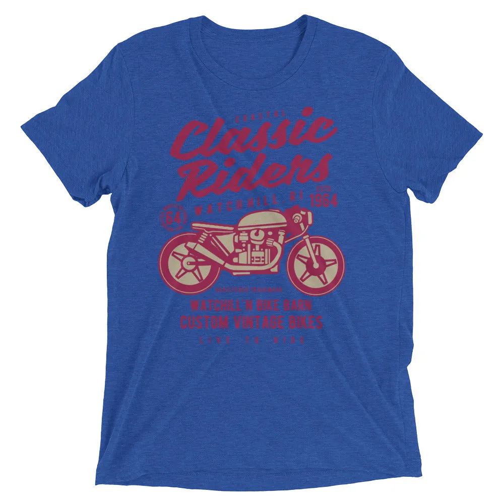 Watchill’n ‘Coastal Classic’ Unisex Short sleeve t-shirt (Rasberry/Creme)
