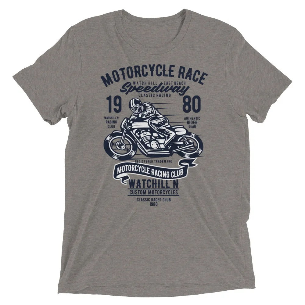 Watchill’n ‘Speedway’ Unisex Short sleeve t-shirt (Navy)