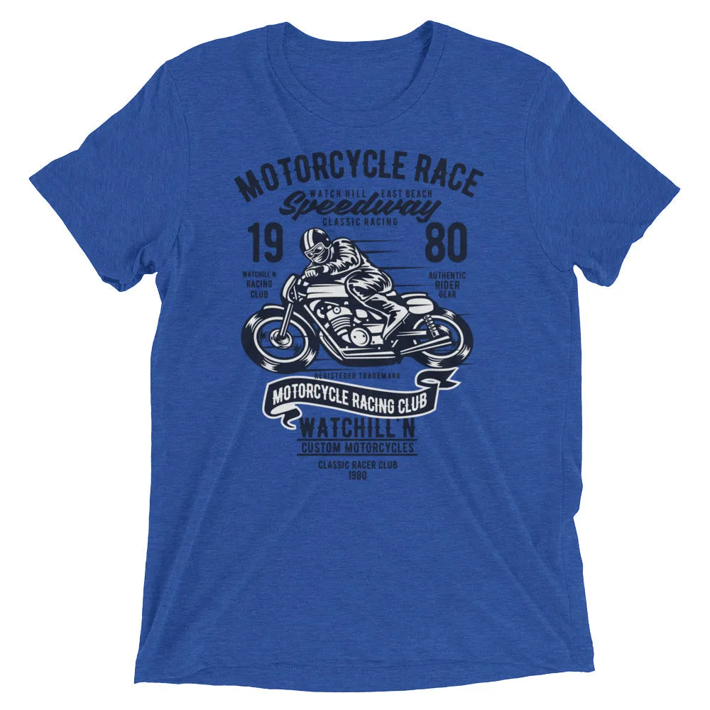 Watchill’n ‘Speedway’ Unisex Short sleeve t-shirt (Navy)