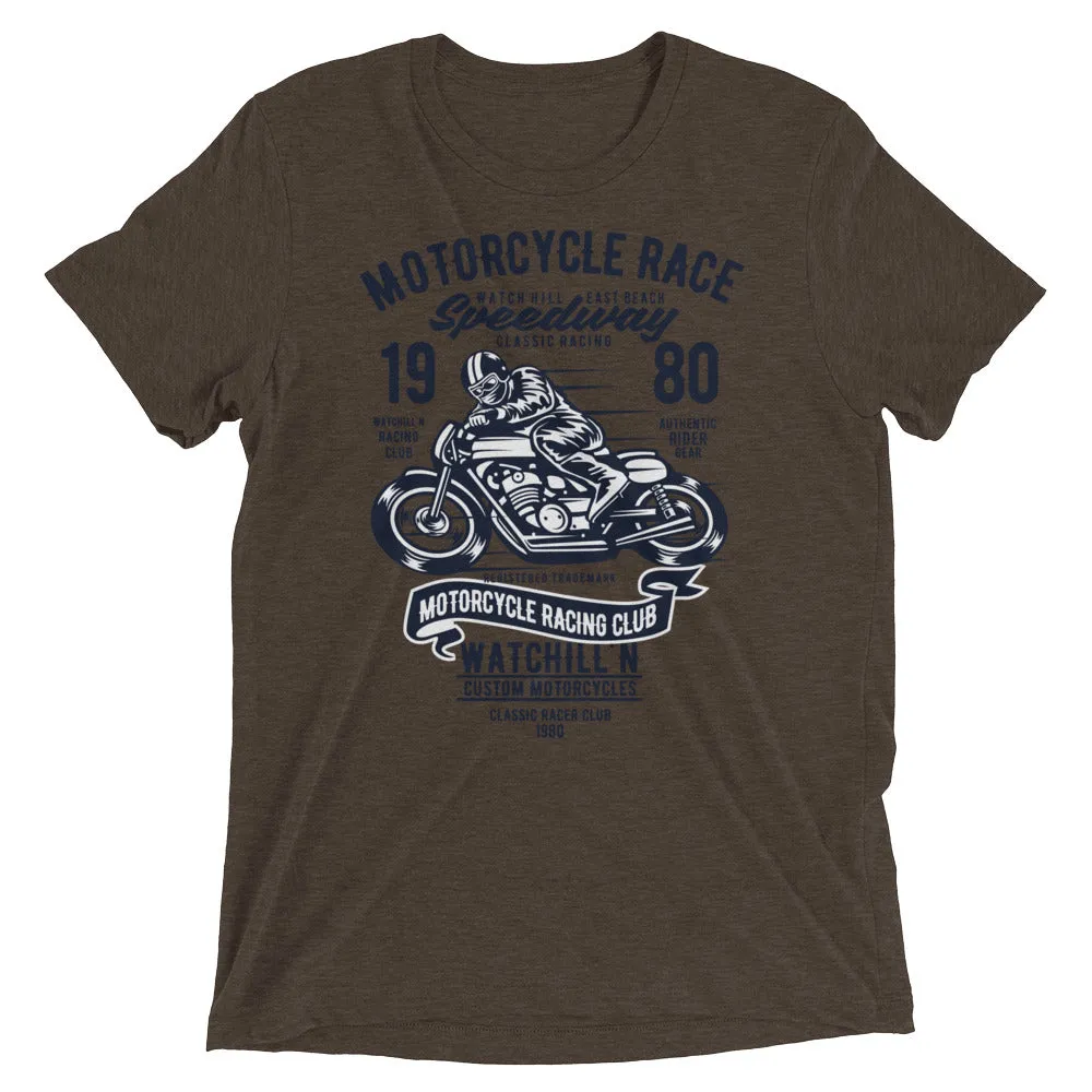 Watchill’n ‘Speedway’ Unisex Short sleeve t-shirt (Navy)