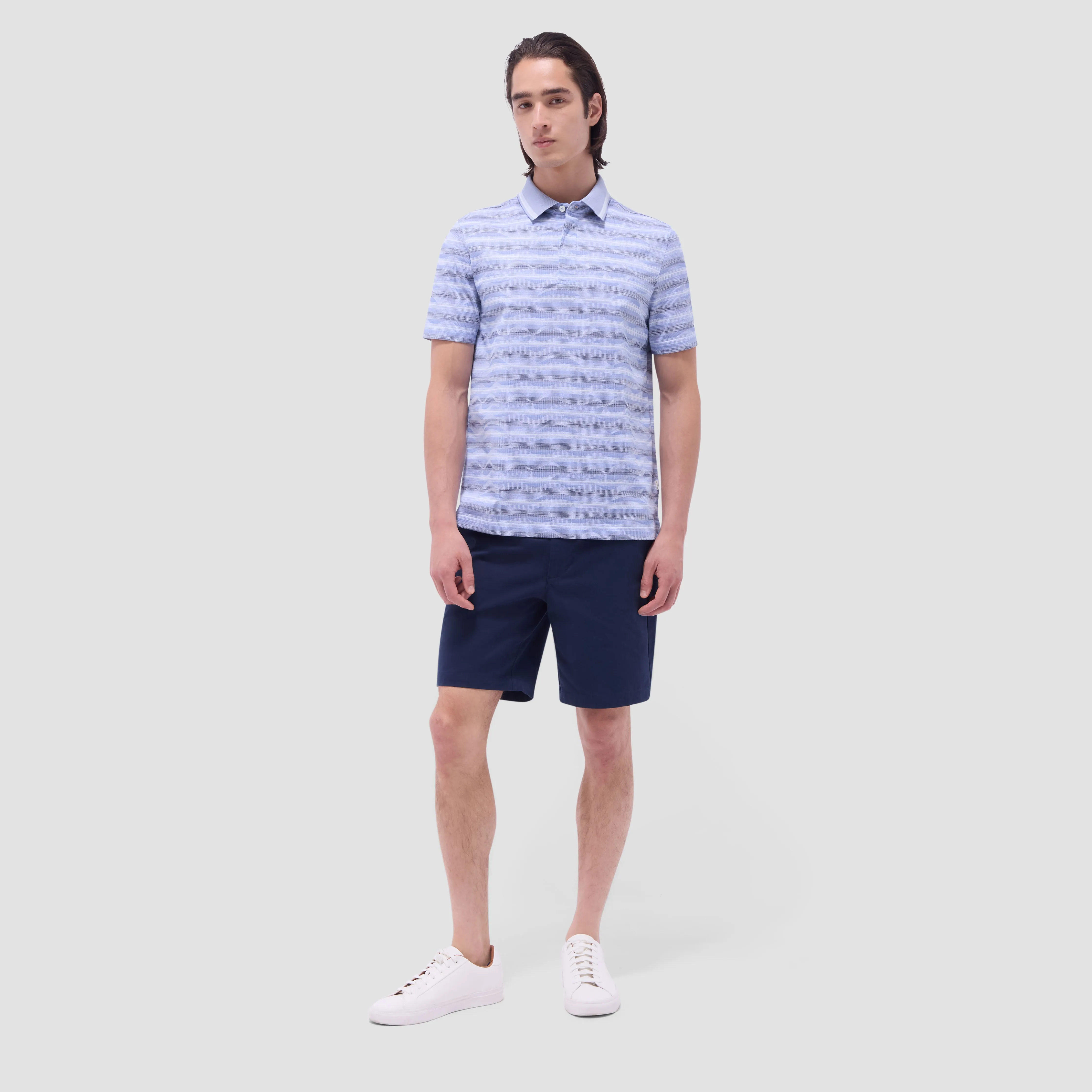 Wave Bird's Eye Polo Shirt