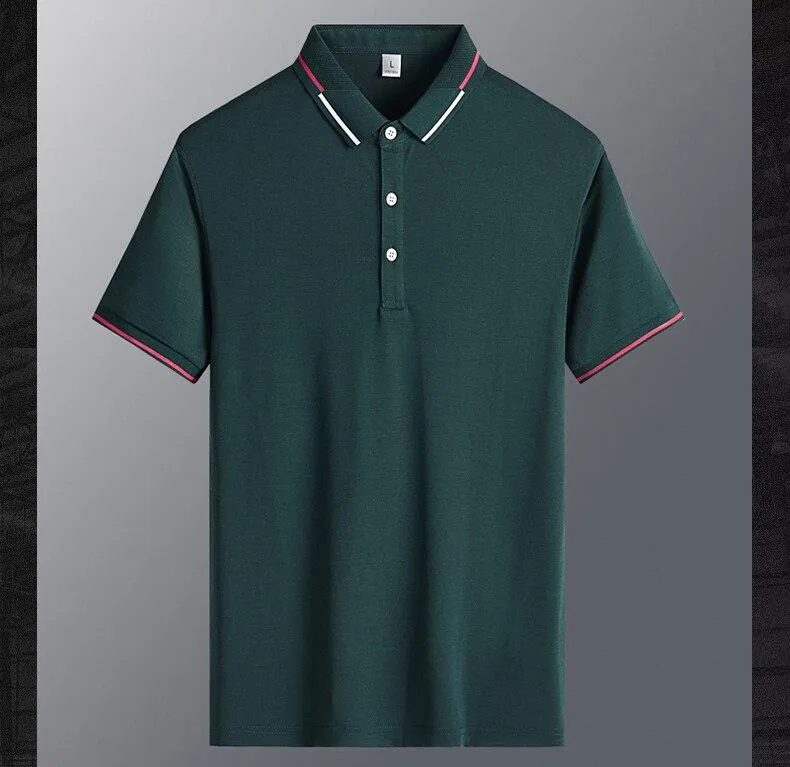 West Louis™ Summer Short Sleeved Polo Casual Polo Shirt
