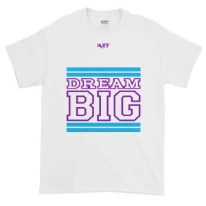 White Carolina Blue and Purple Short-Sleeve T-Shirt