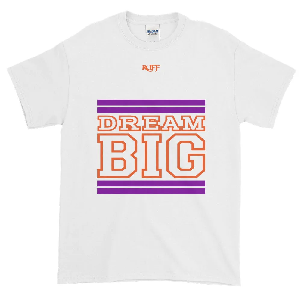 White Purple and Orange Short-Sleeve T-Shirt