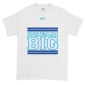 White Royal Blue and Carolina Blue Short-Sleeve T-Shirt