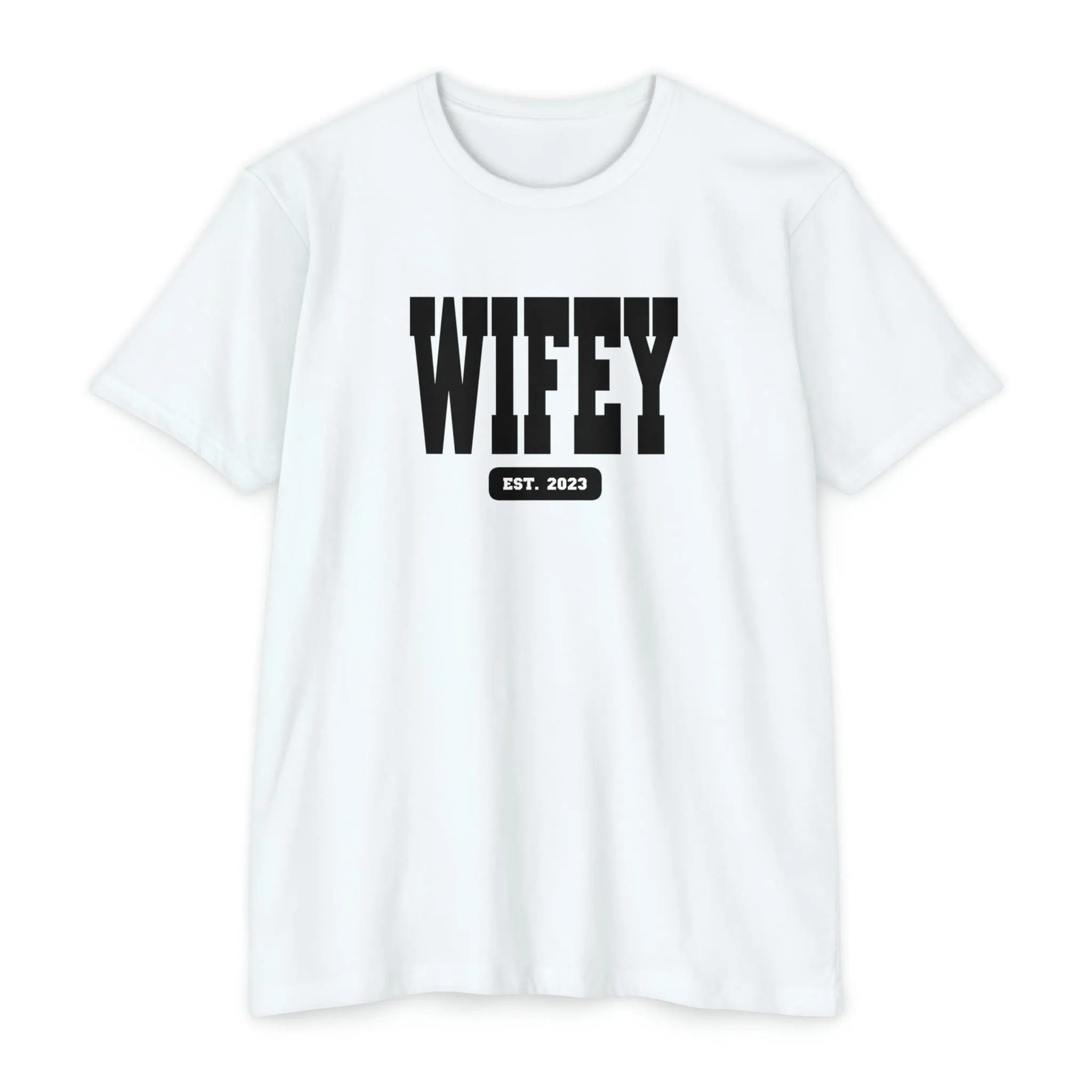 Wifey EST 2023 Unisex Jersey T-shirt