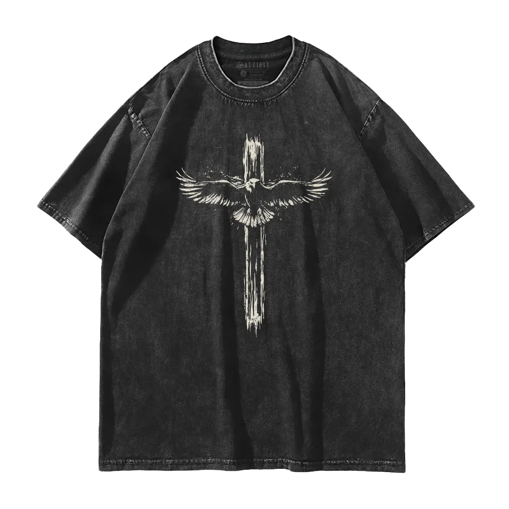 Wings Like Eagles Washed T-Shirt