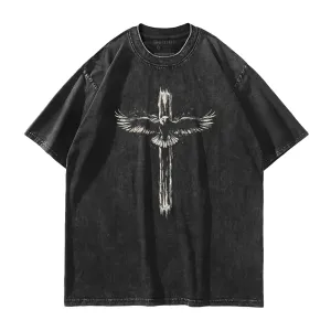 Wings Like Eagles Washed T-Shirt