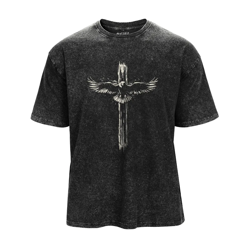 Wings Like Eagles Washed T-Shirt