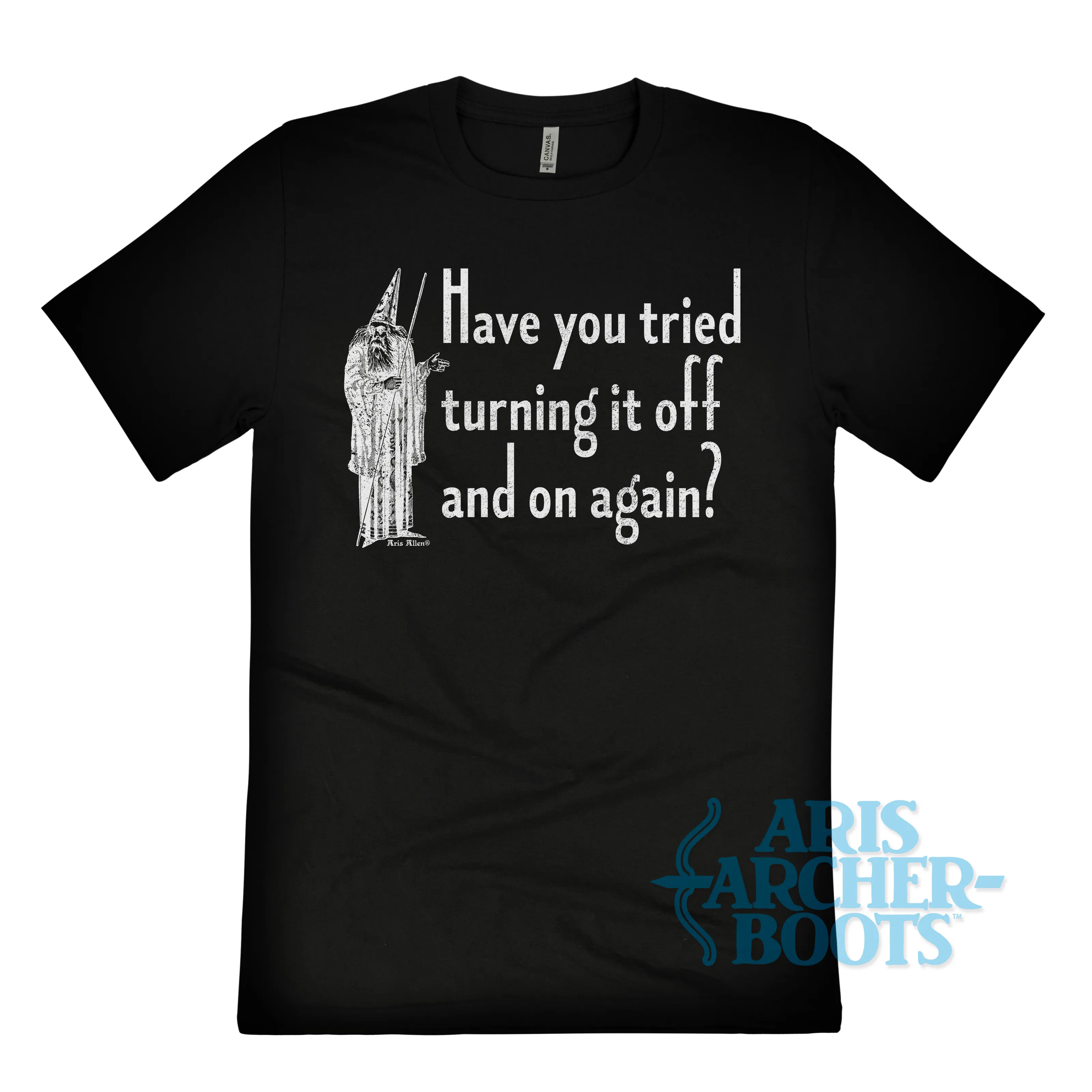 Wizard: Have You Tried Turning It Off and On Again Unisex T-Shirt