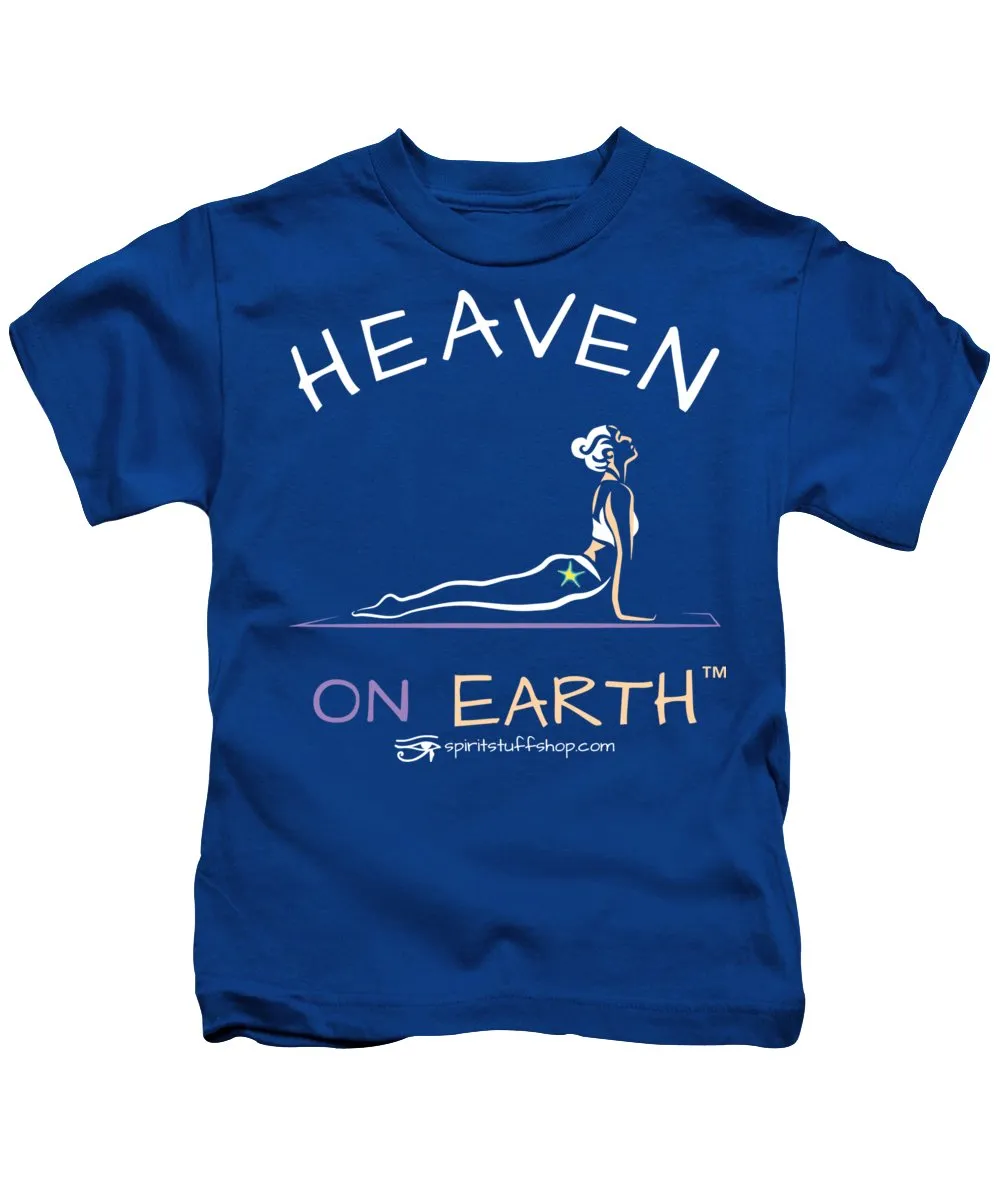 Yoga Heaven On Earth - Kids T-Shirt