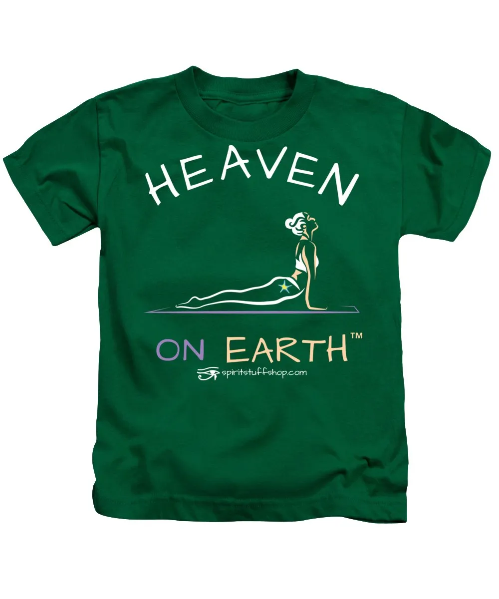 Yoga Heaven On Earth - Kids T-Shirt