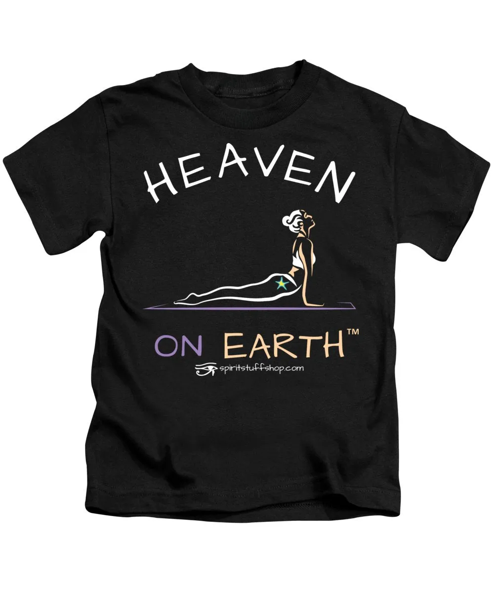 Yoga Heaven On Earth - Kids T-Shirt