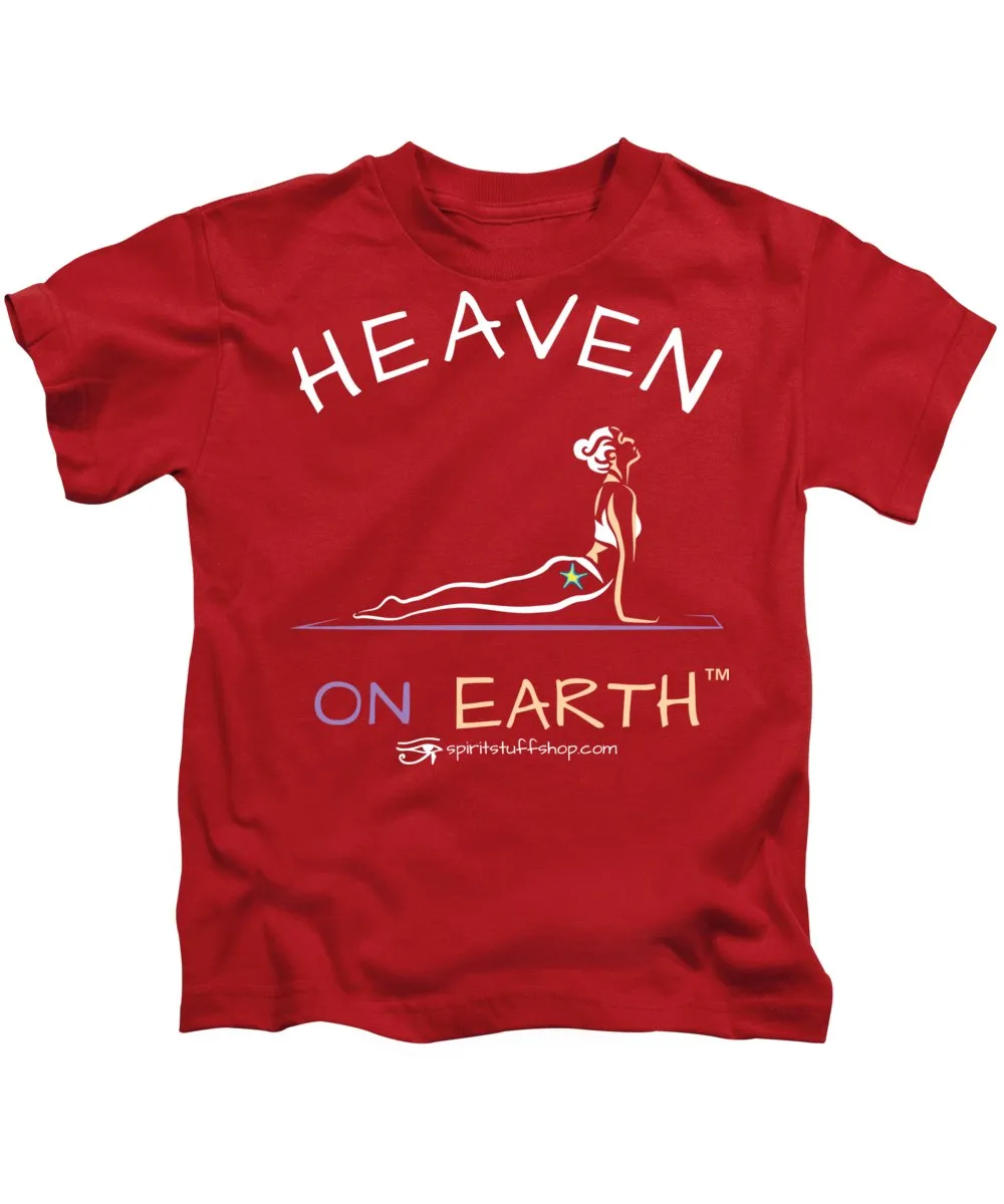 Yoga Heaven On Earth - Kids T-Shirt