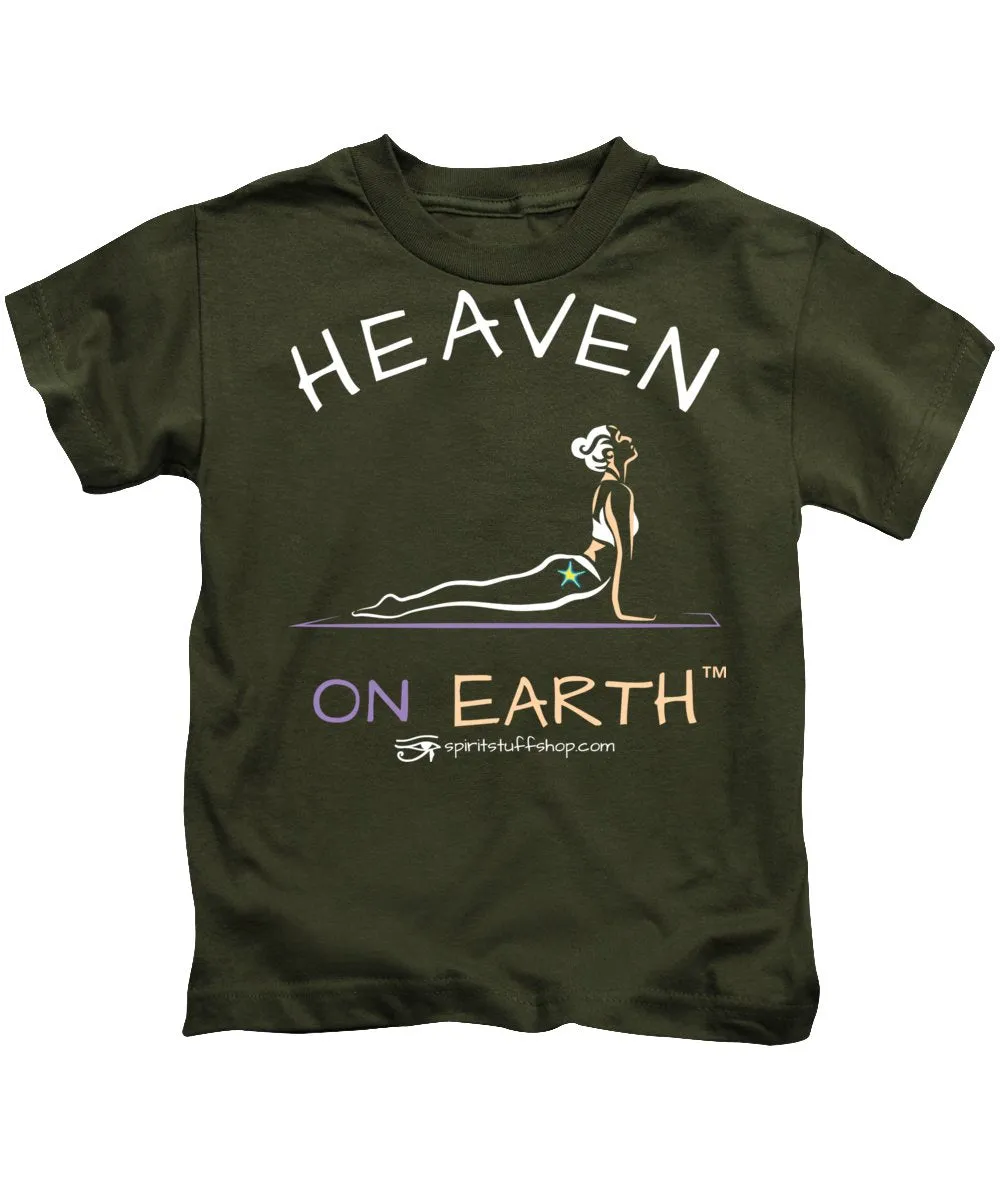 Yoga Heaven On Earth - Kids T-Shirt