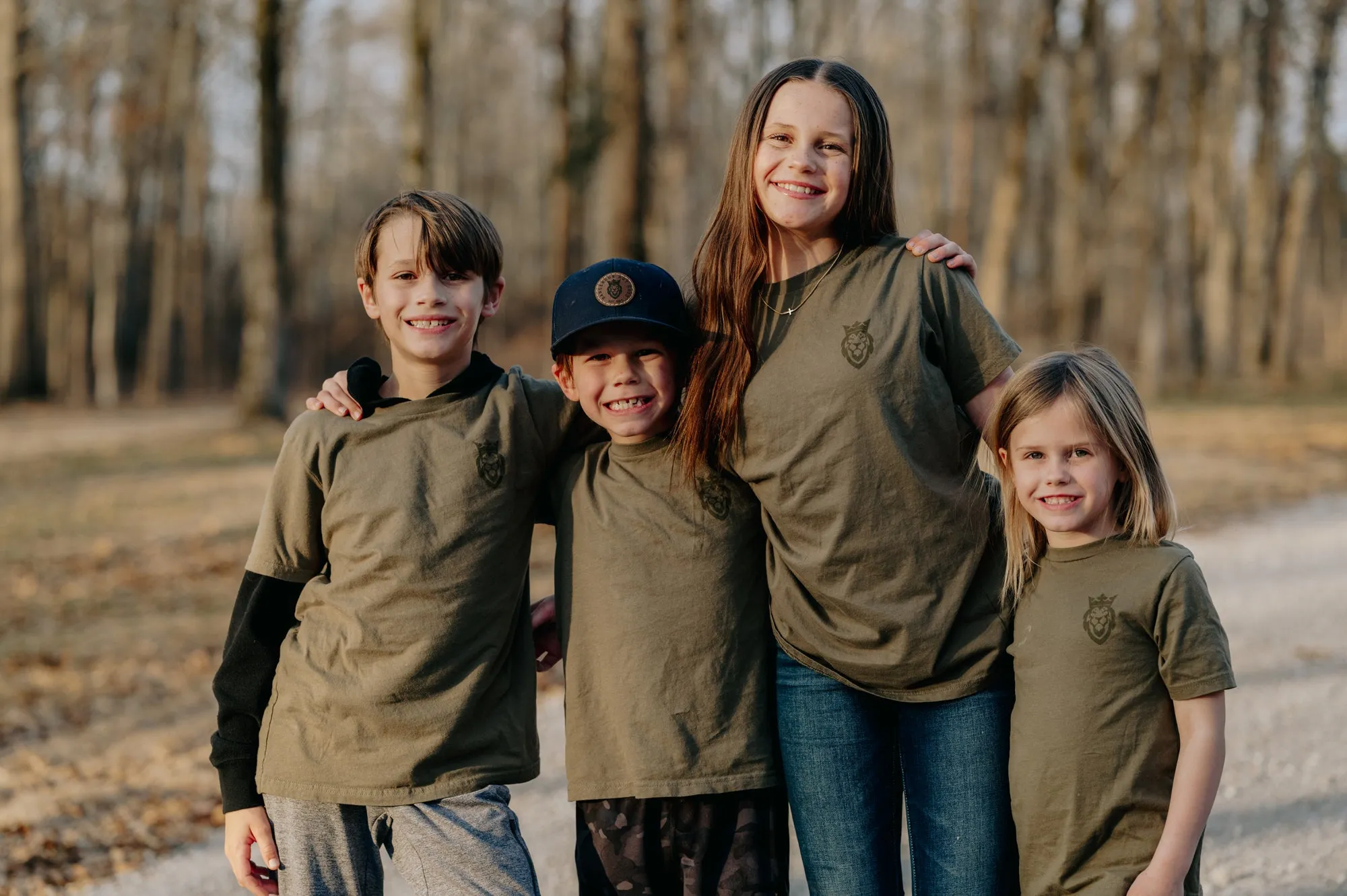 Youth Fearless and Free Lion Short Sleeve T-Shirt